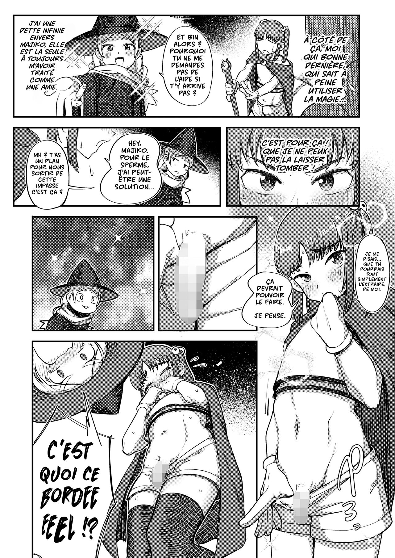 Tanoshiku Ganbaru! Majo Minarai | Les petites sorcières allient l'utile à l'agréable page 4 full