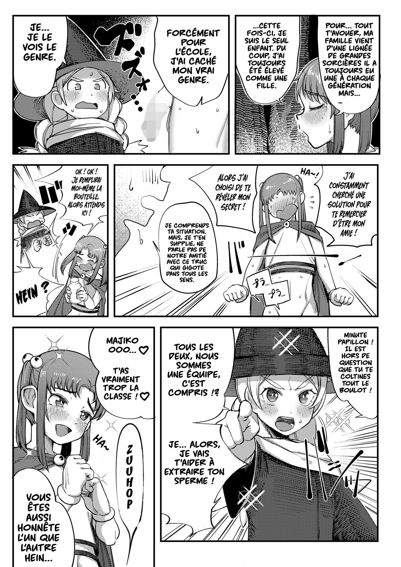Tanoshiku Ganbaru! Majo Minarai | Les petites sorcières allient l'utile à l'agréable page 5 full