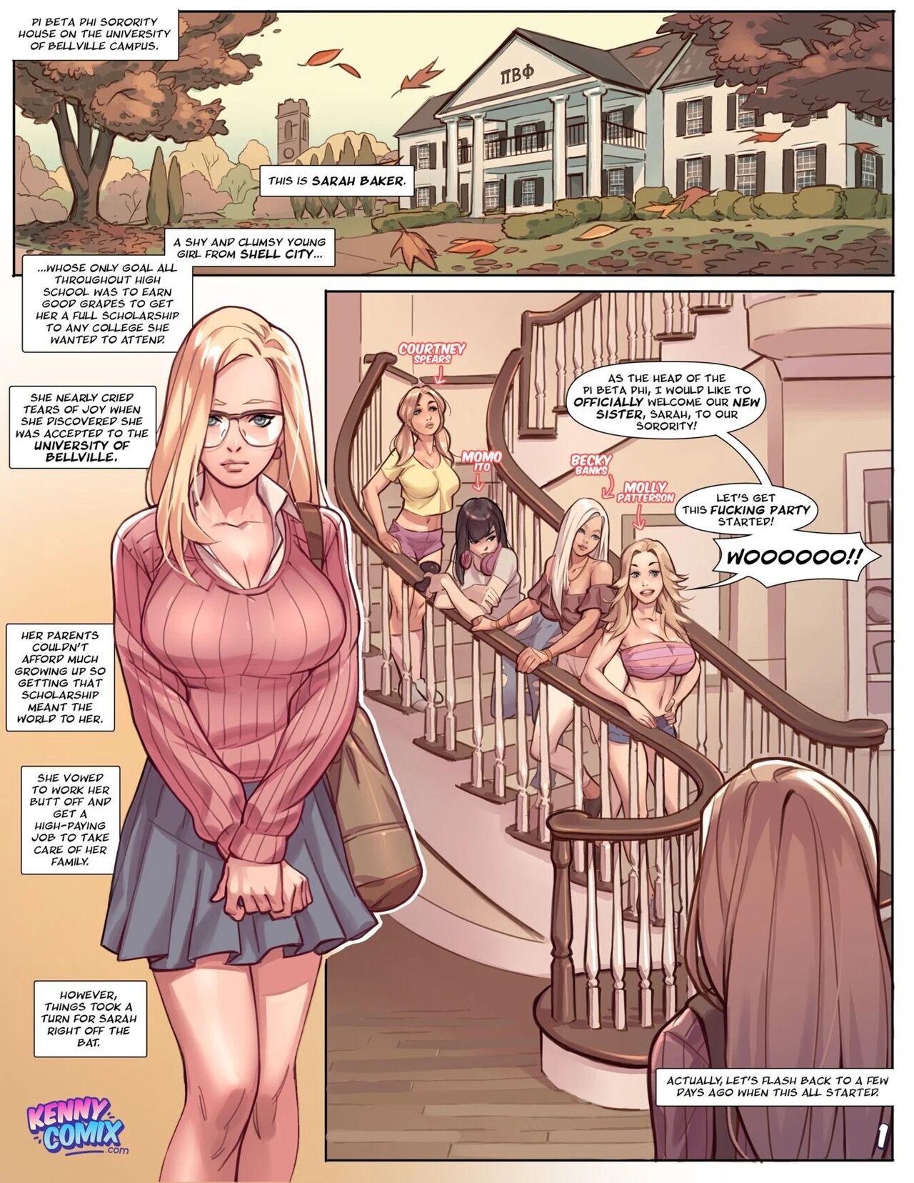 Naughty Sorority: The New Pledge page 2 full