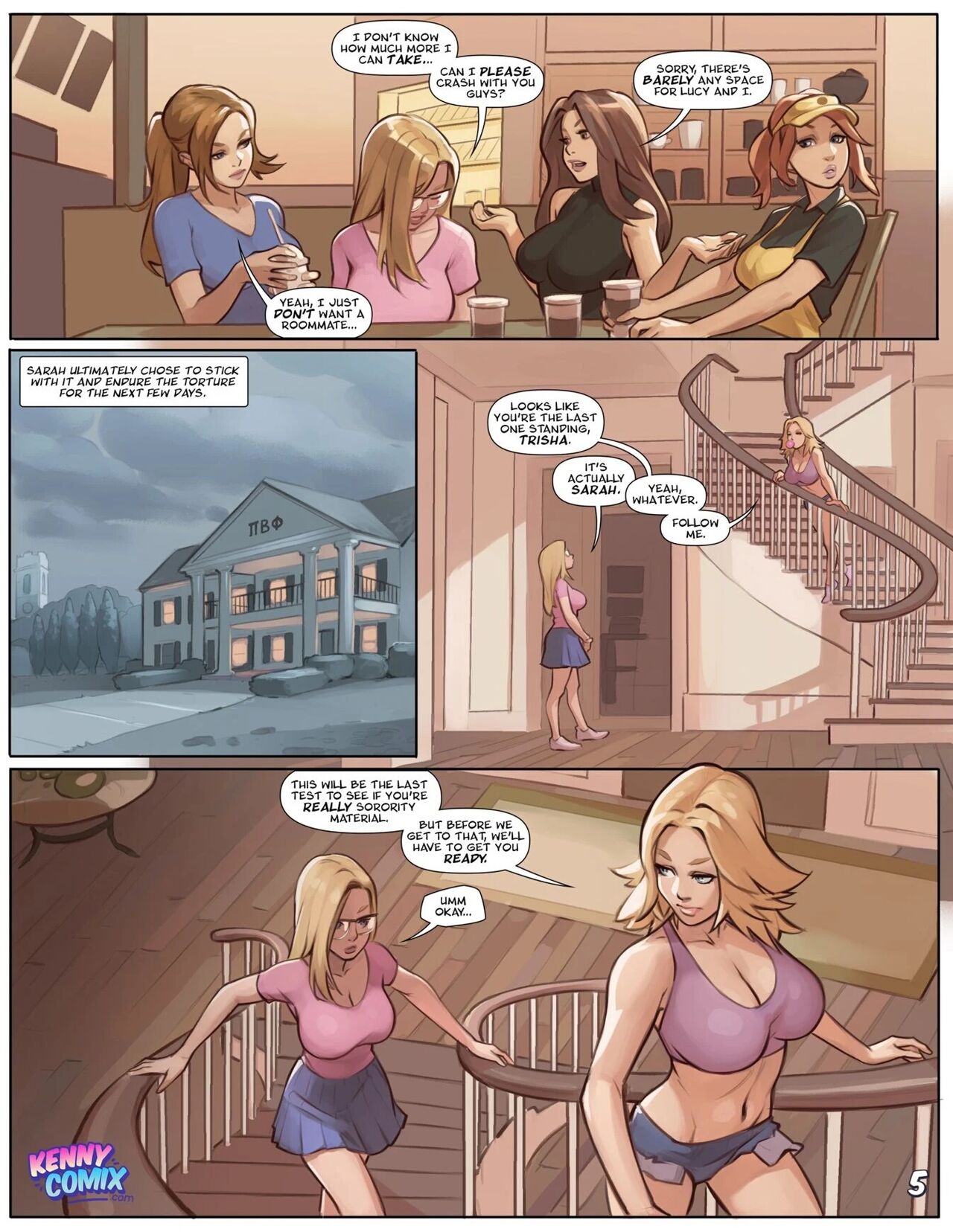 Naughty Sorority: The New Pledge page 6 full