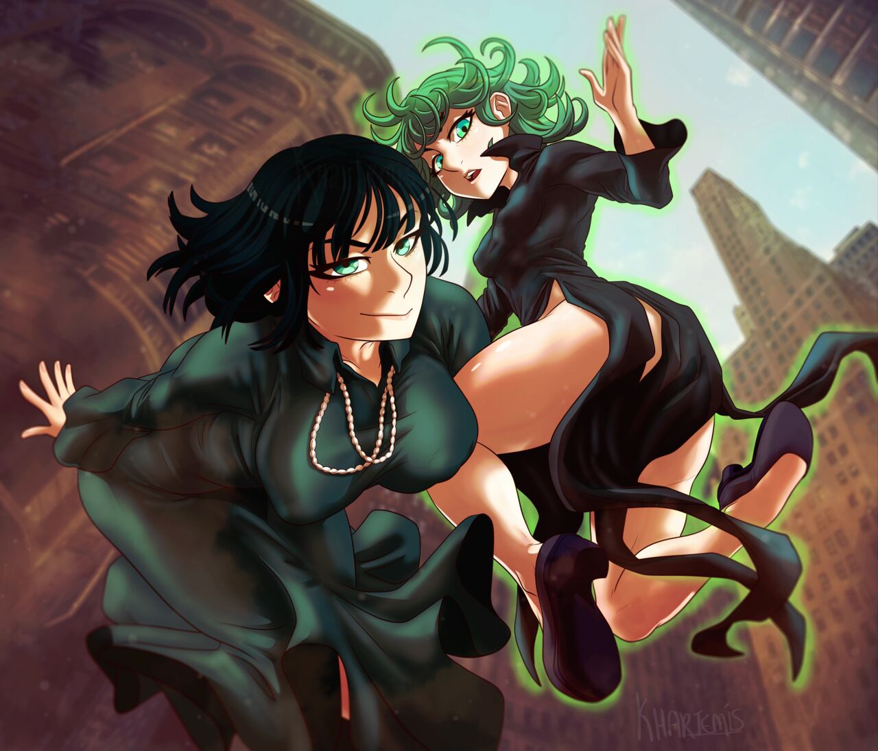 Sisters: Tatsumaki & Fubuki page 1 full