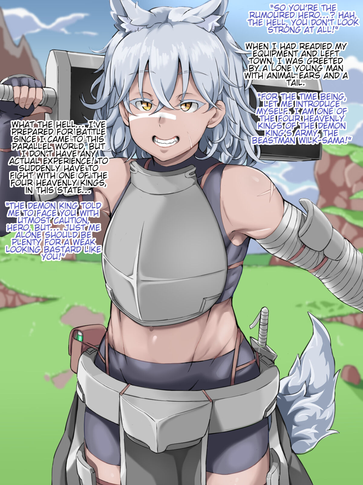 Isekai de Yuusha ni Natta kedo Taoshita Teki ga Otokonoko ni Natte Kaette Kurunda ga page 1 full