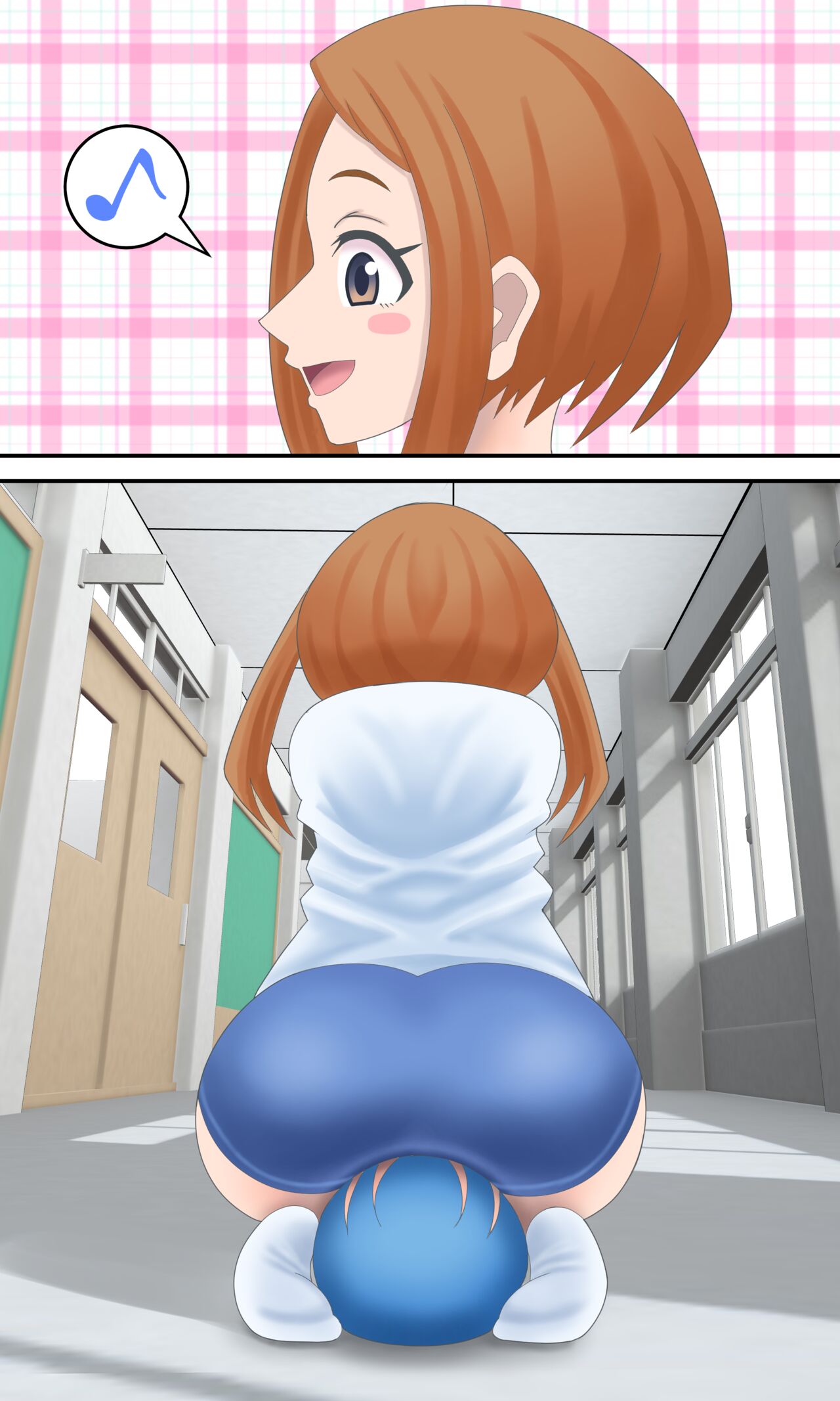 Ochako's Fart Punishment Academia page 5 full