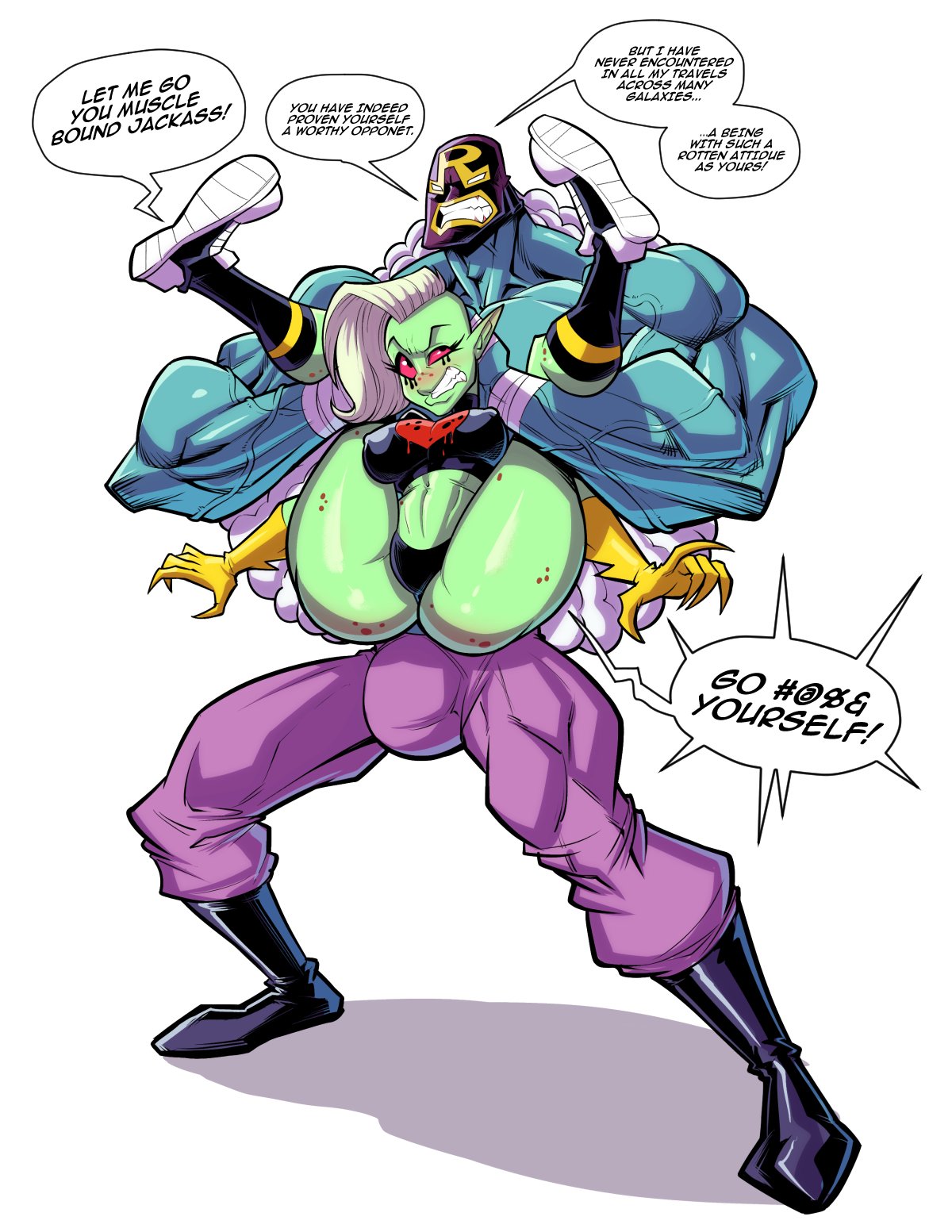 Rasslor Vs. Dominator / Blackfire page 1 full