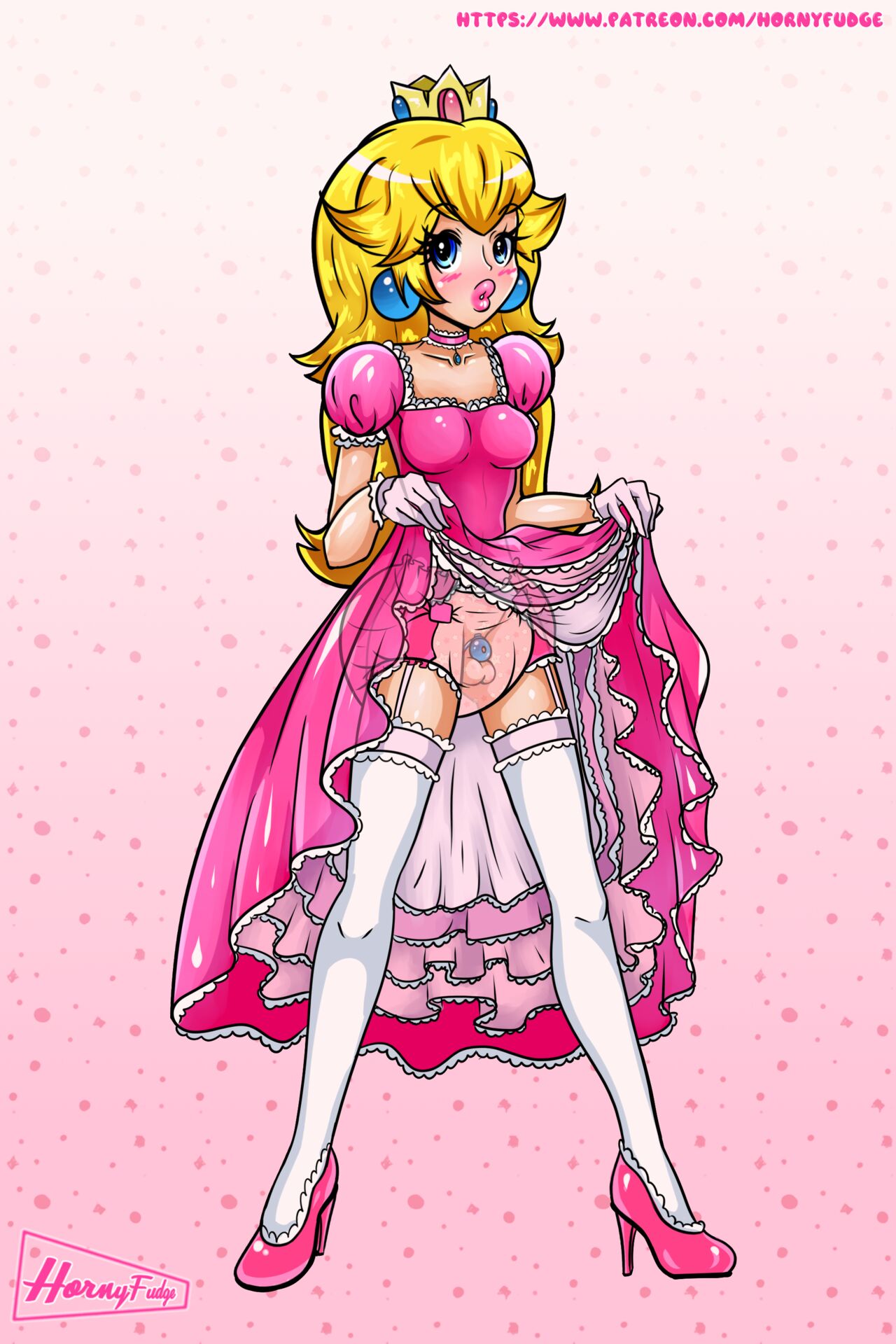 Princess Peach + diaper + chastity page 3 full