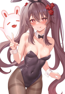 Hu Tao "Bunny Girl"