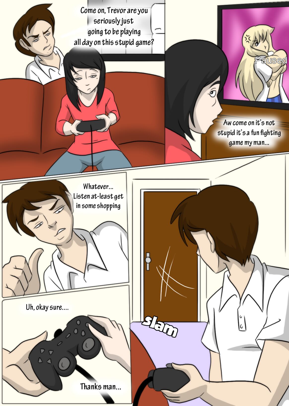 Gamer Girl Roommate page 2 full