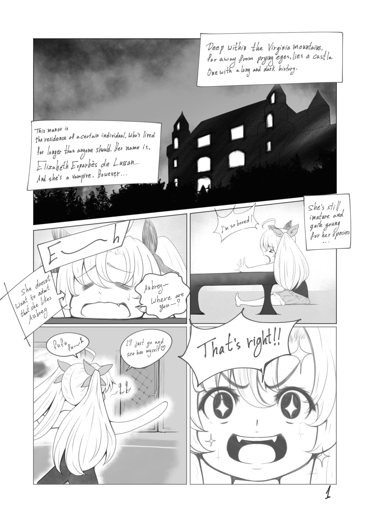 Loli Vampire page 1 full