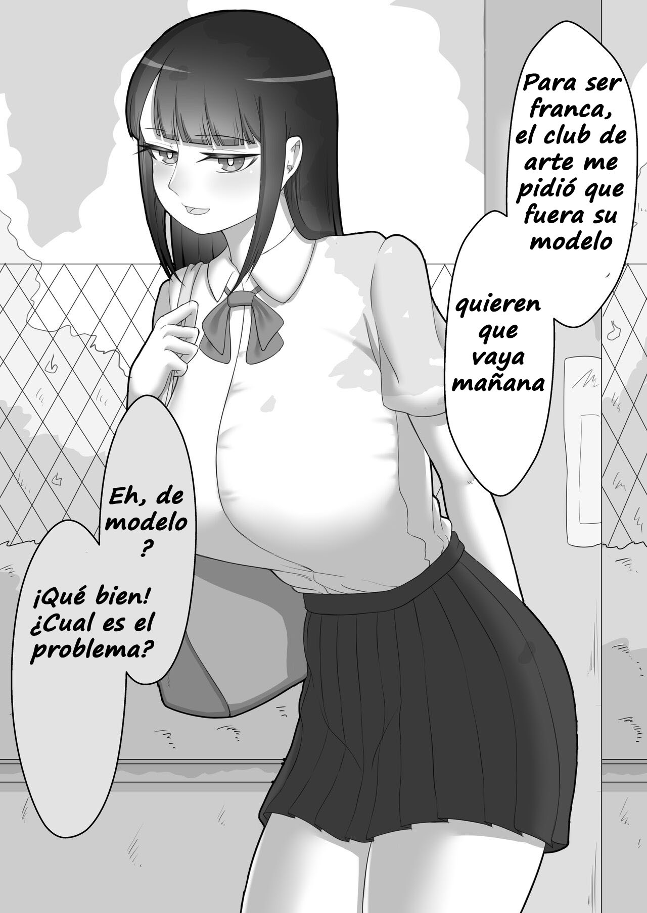 Kanojo wa Nerewa Rete Iru - Historia Principal 1 - Solicitud como Modelo de Dibujo page 2 full