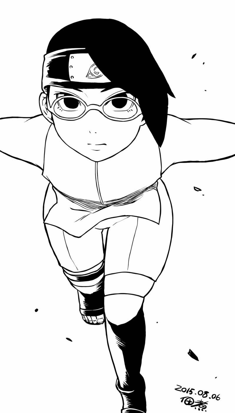 佃煮  Tsukudani_ - Sarada Uchiha and Friends page 7 full