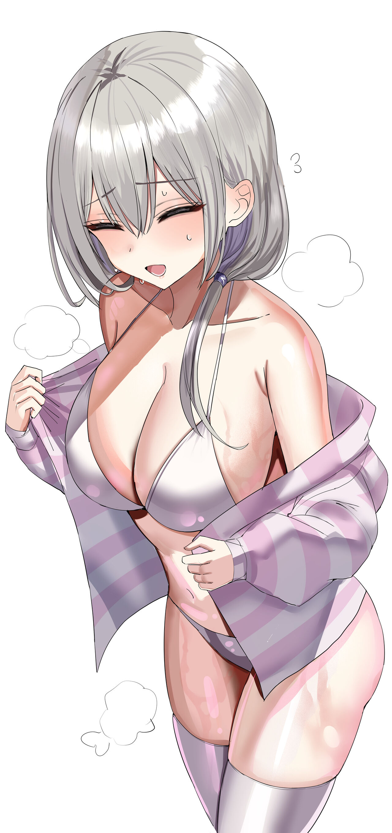 Uzaki Tsuki-san no Color Manga 4P Switch Haitte Shiboritori Mode no Tsuki-san page 2 full