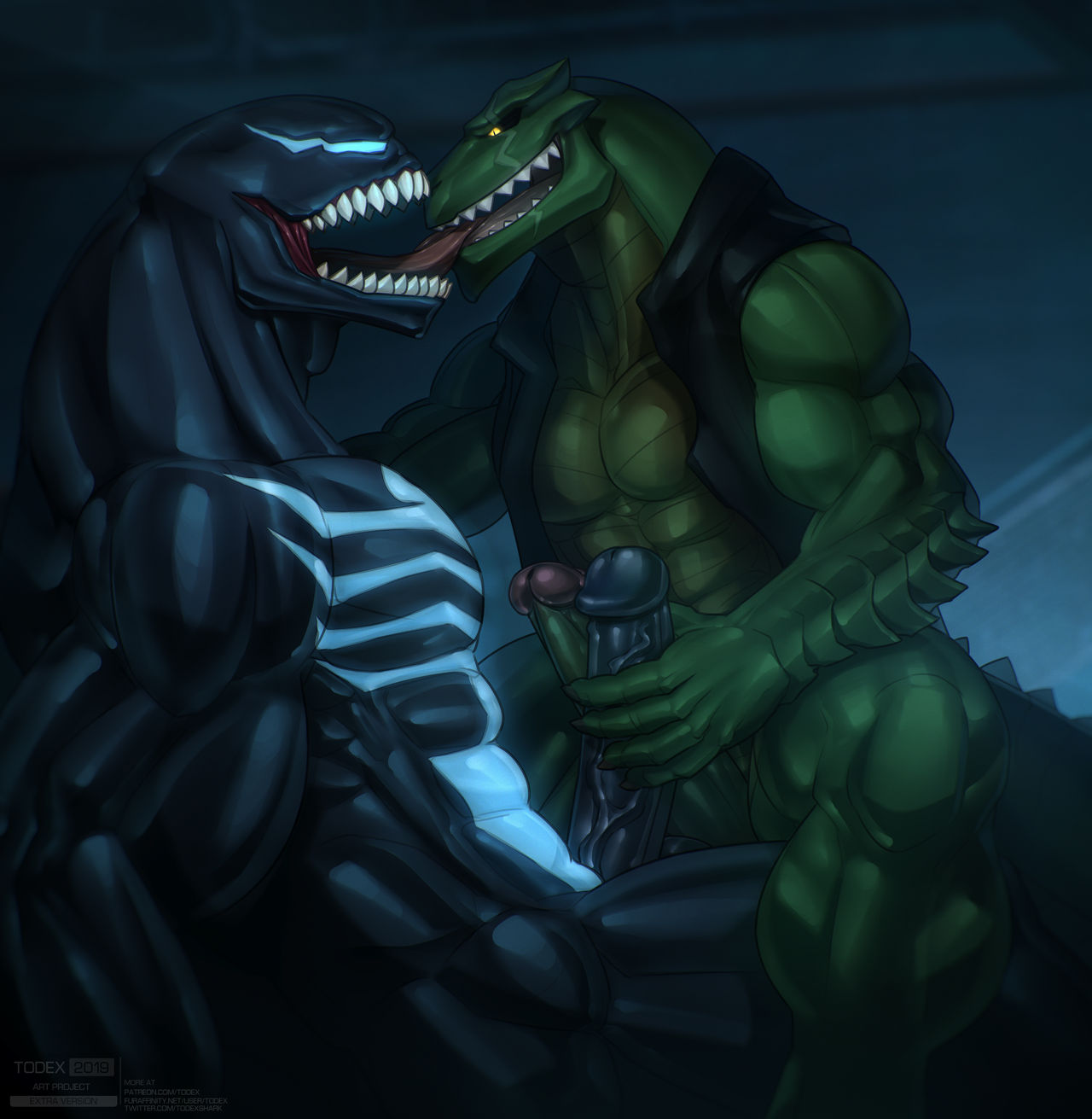 Killer Croc X Venom page 1 full