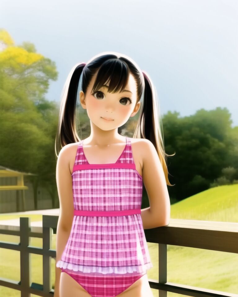 AI generated loli in swimsuit page 1 full