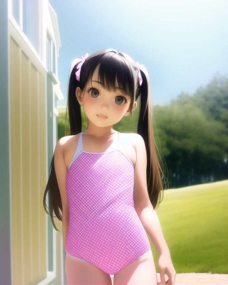AI generated loli in swimsuit page 10 full