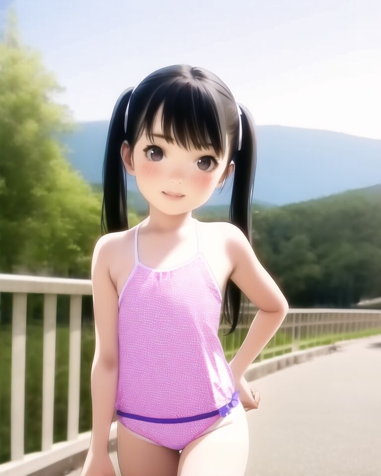 AI generated loli in swimsuit page 4 full