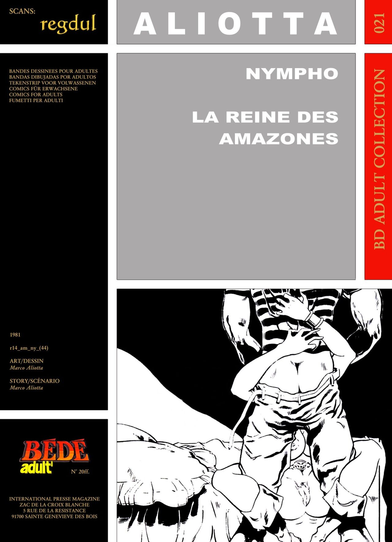 Nympho la Reine des Amazones page 1 full