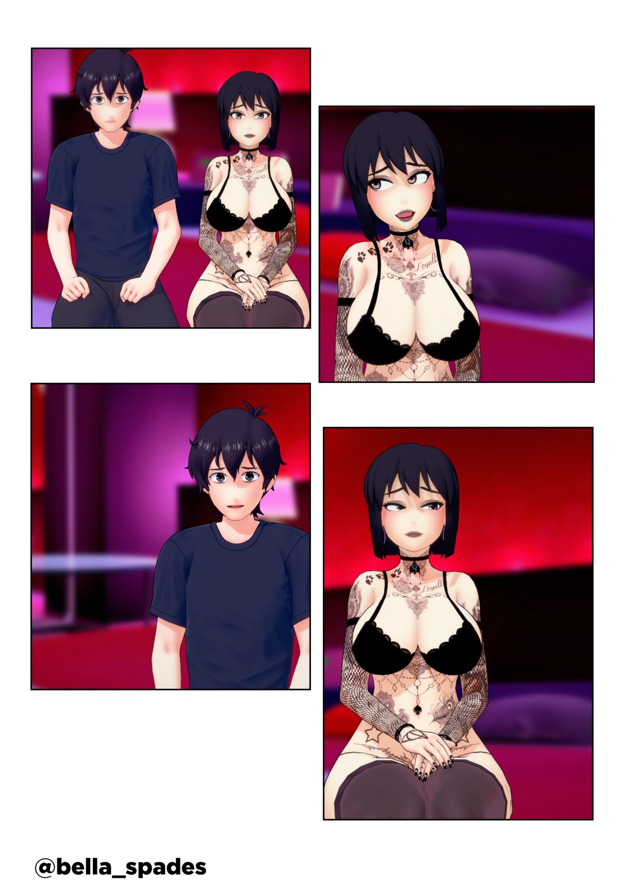 Big Titty Goth GF's First BBC! page 2 full