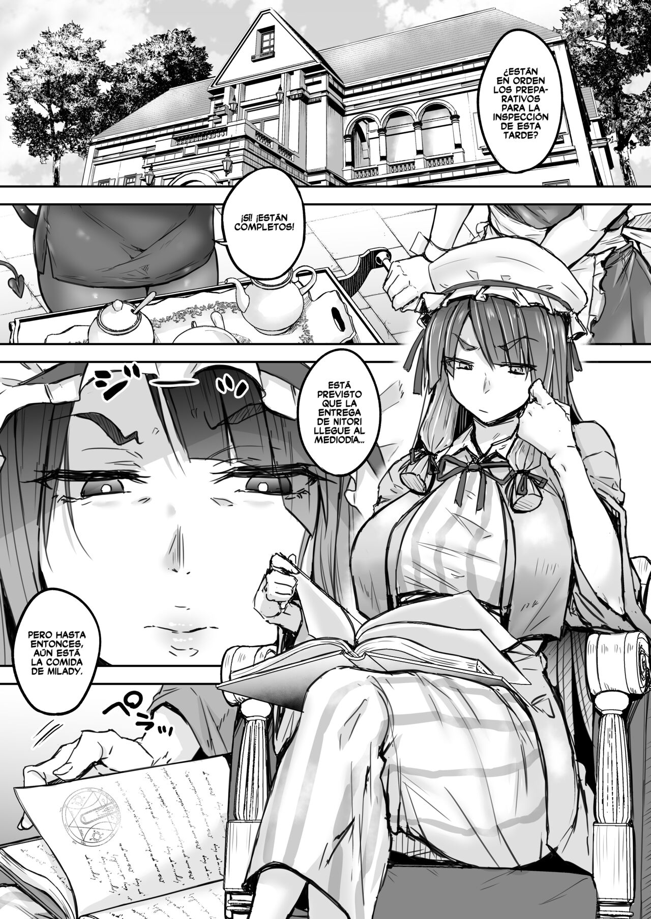 Futanari Daitoshokan ga Gihindai de Onaru Hanashi page 2 full