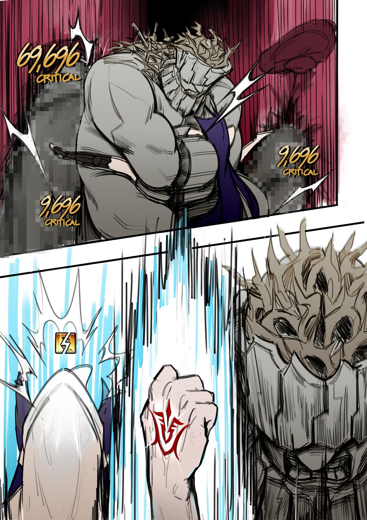 Strong Enemy: Saber vs. Lancer page 5 full