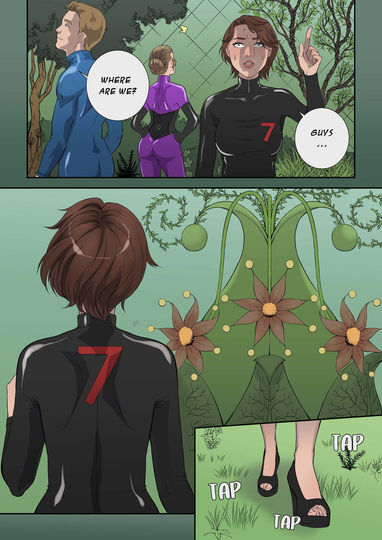 Bondage Maze Laboratory: Plants page 3 full