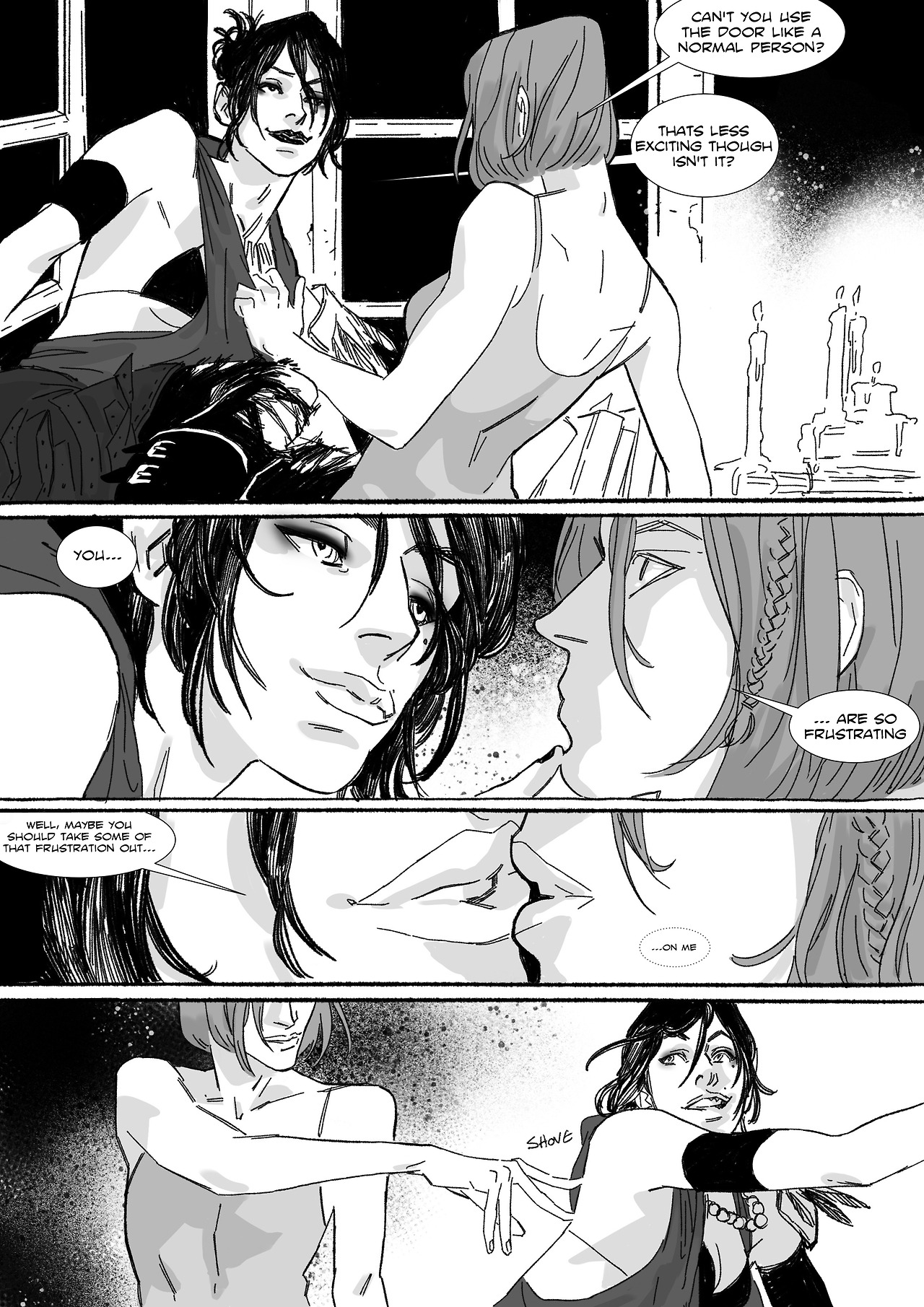 Morrigan/Leliana comic page 5 full