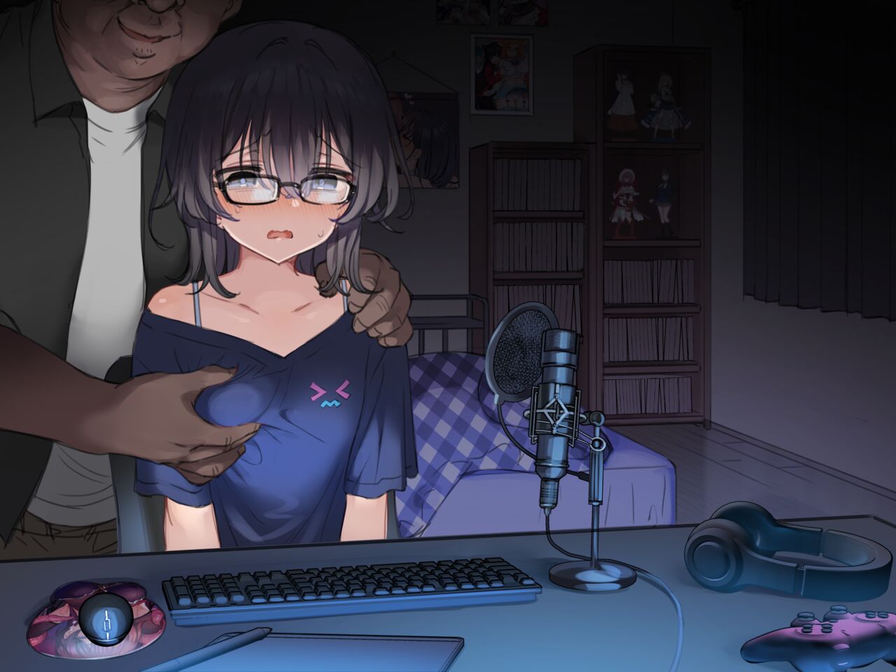 Punished by her father for streaming to adults page 6 full