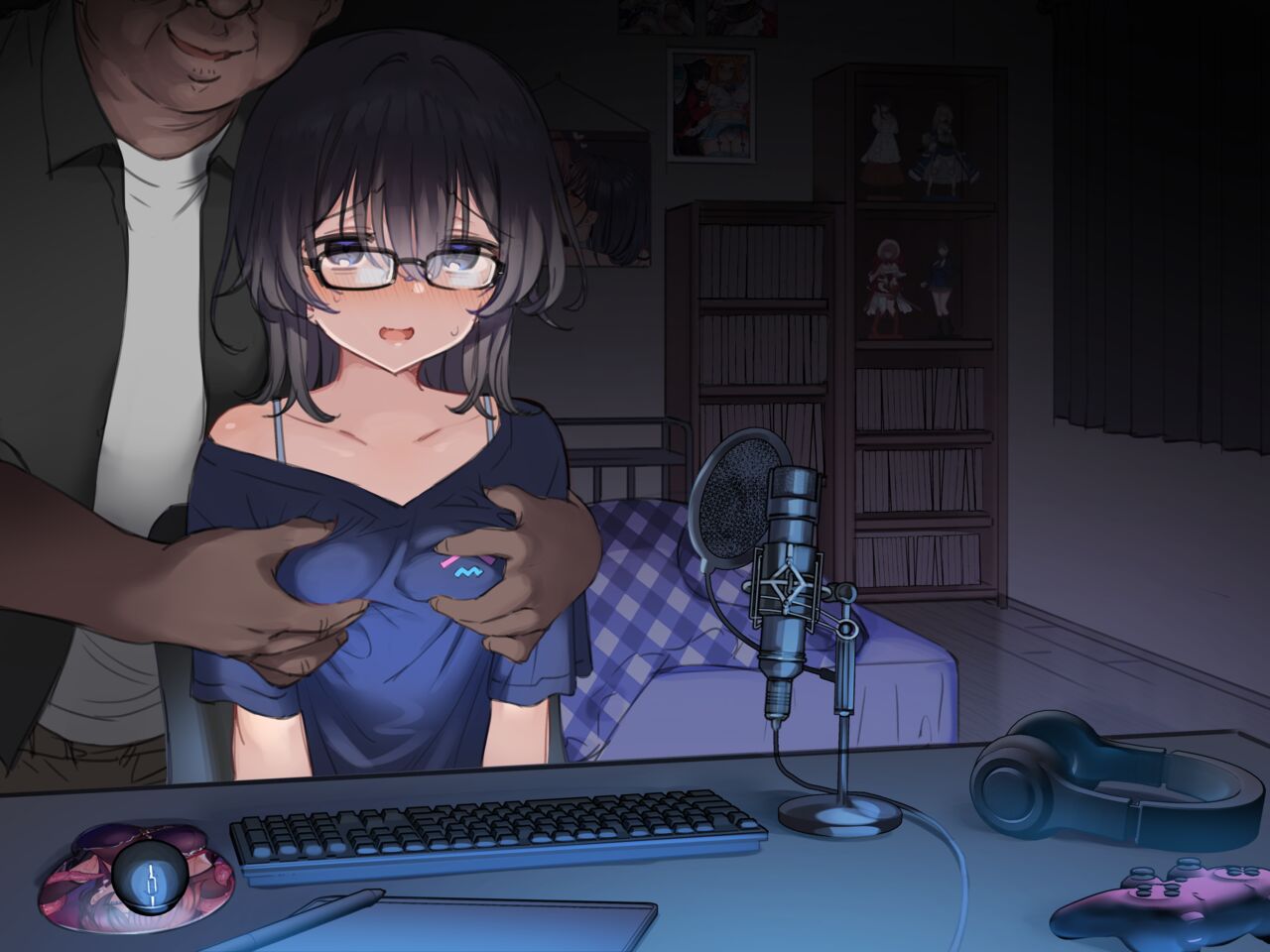 Punished by her father for streaming to adults page 7 full