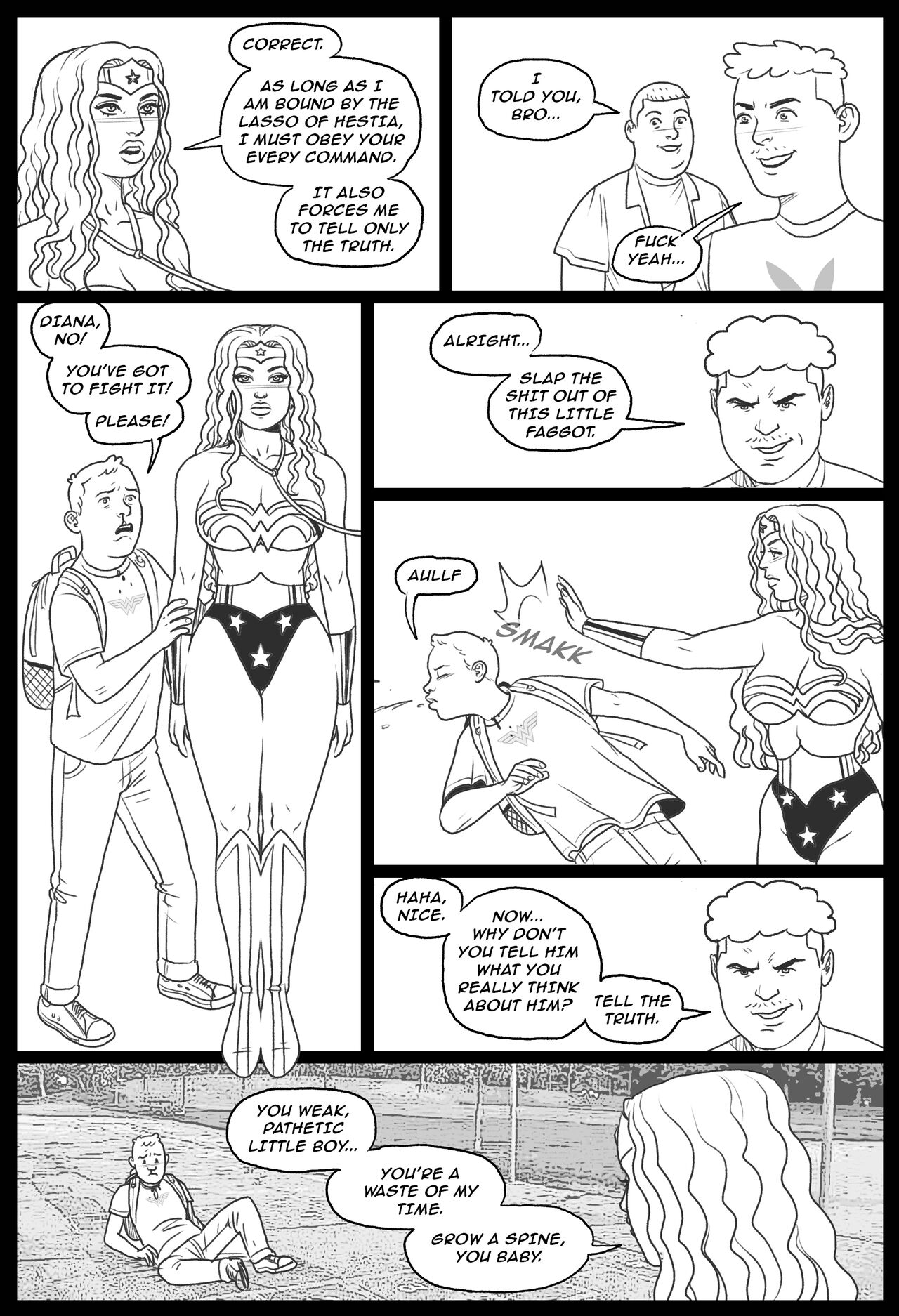 Bang my Bully 2 - Wonder Woman page 4 full