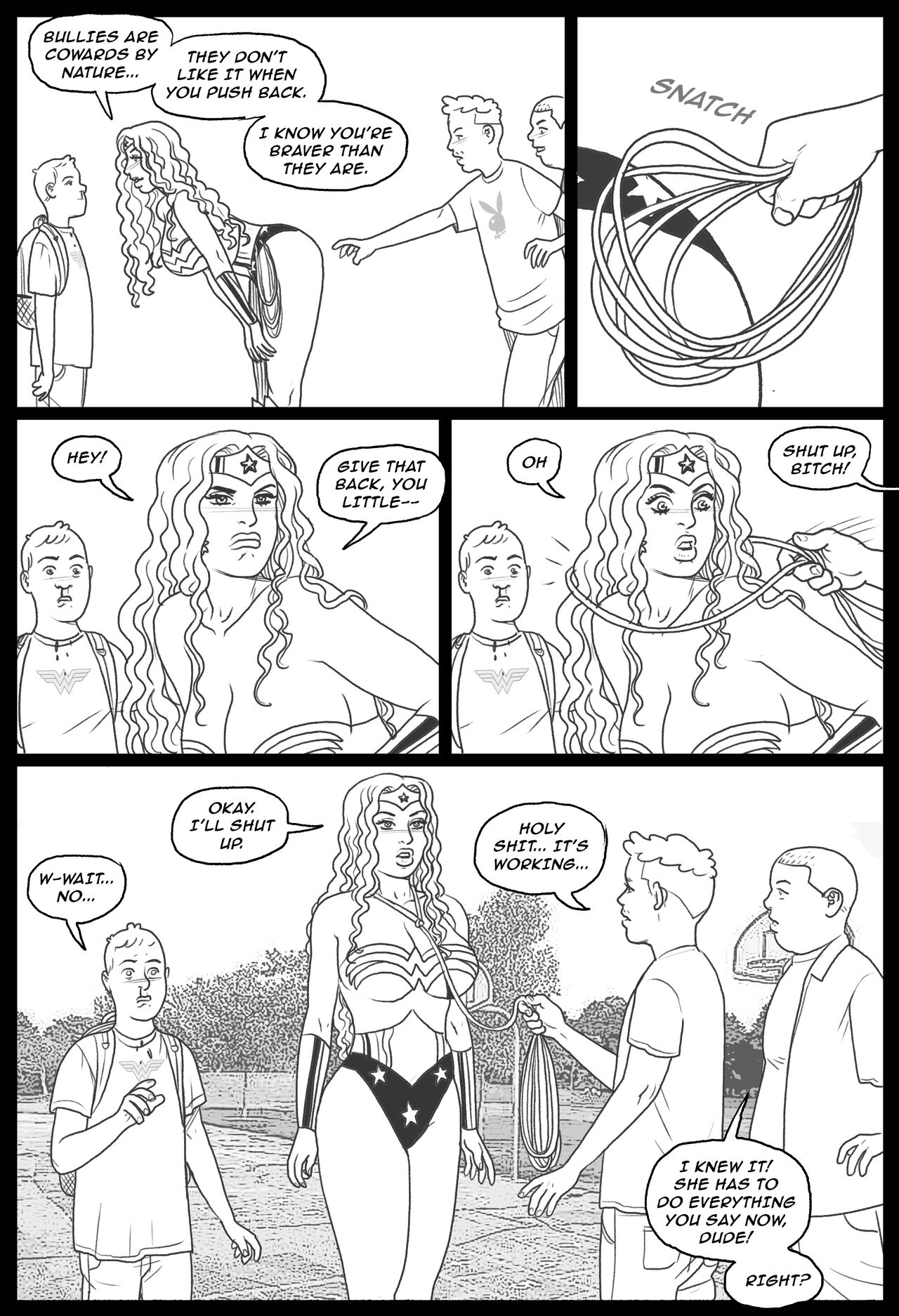 Bang my Bully 2 Wonder Woman page 3 full