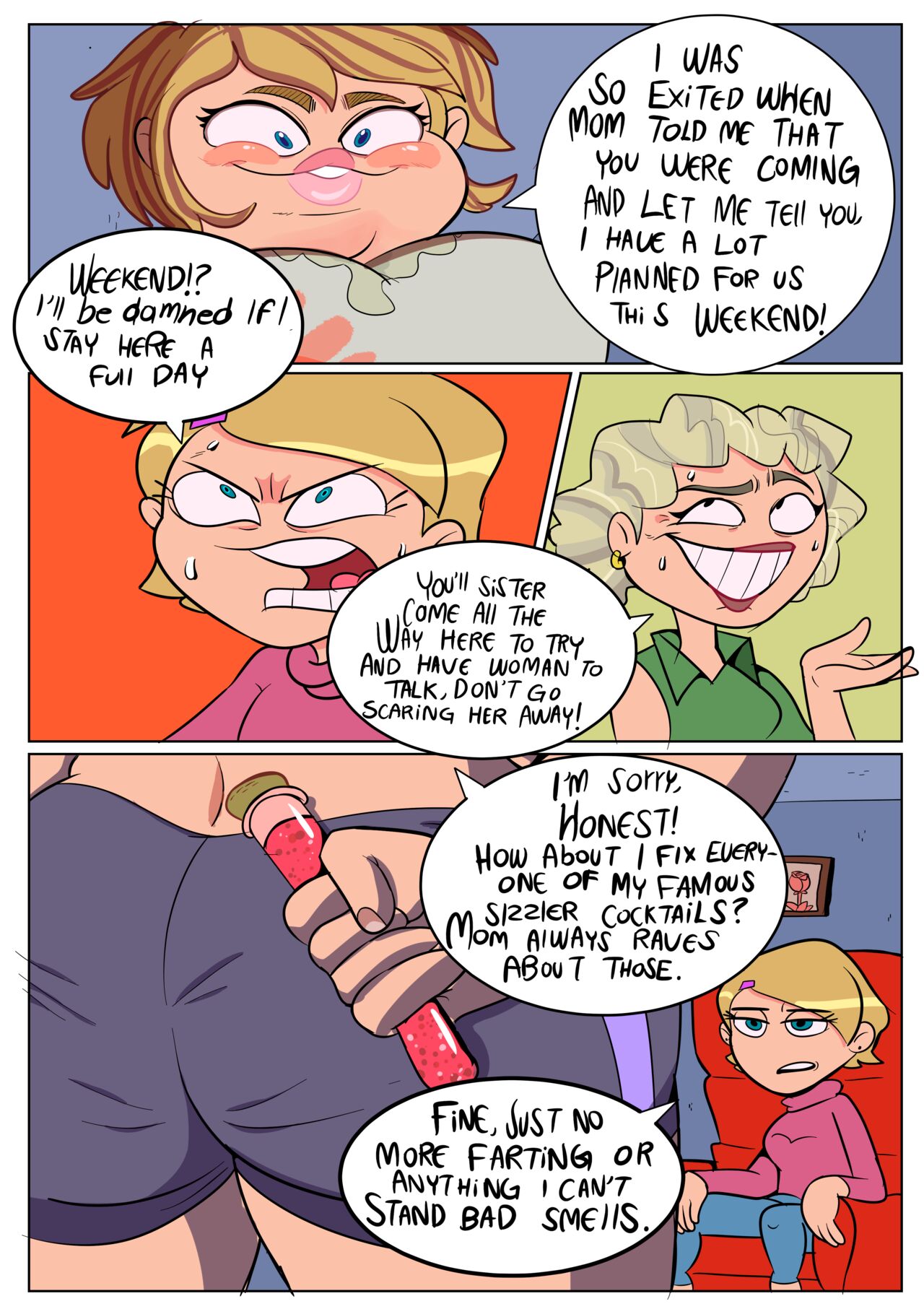 BBW Giantess Little Sister page 7 full