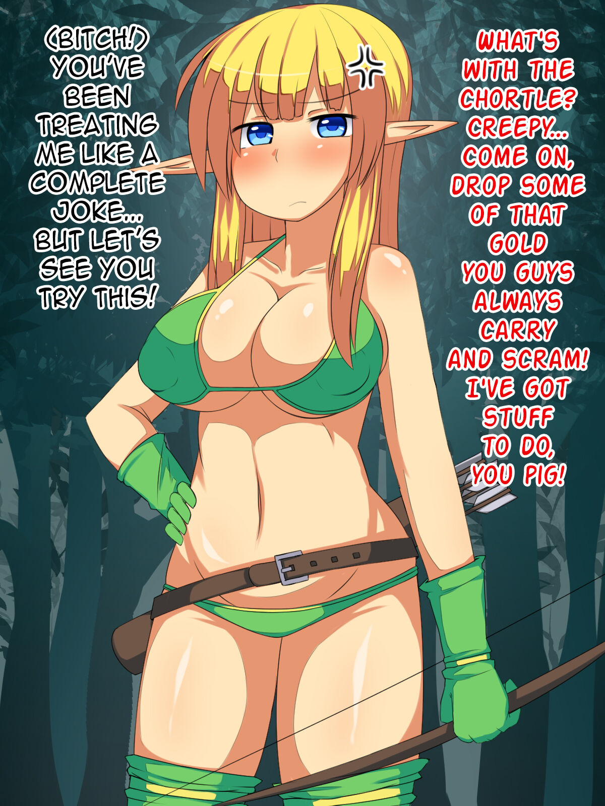 Namaiki na Elf ni Orc ga Shikaeshi Shite Onaho ni Suru Ohanashi page 4 full