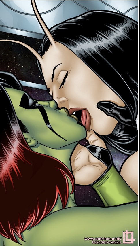 Mantis and Gamora Lesbian Fun page 1 full