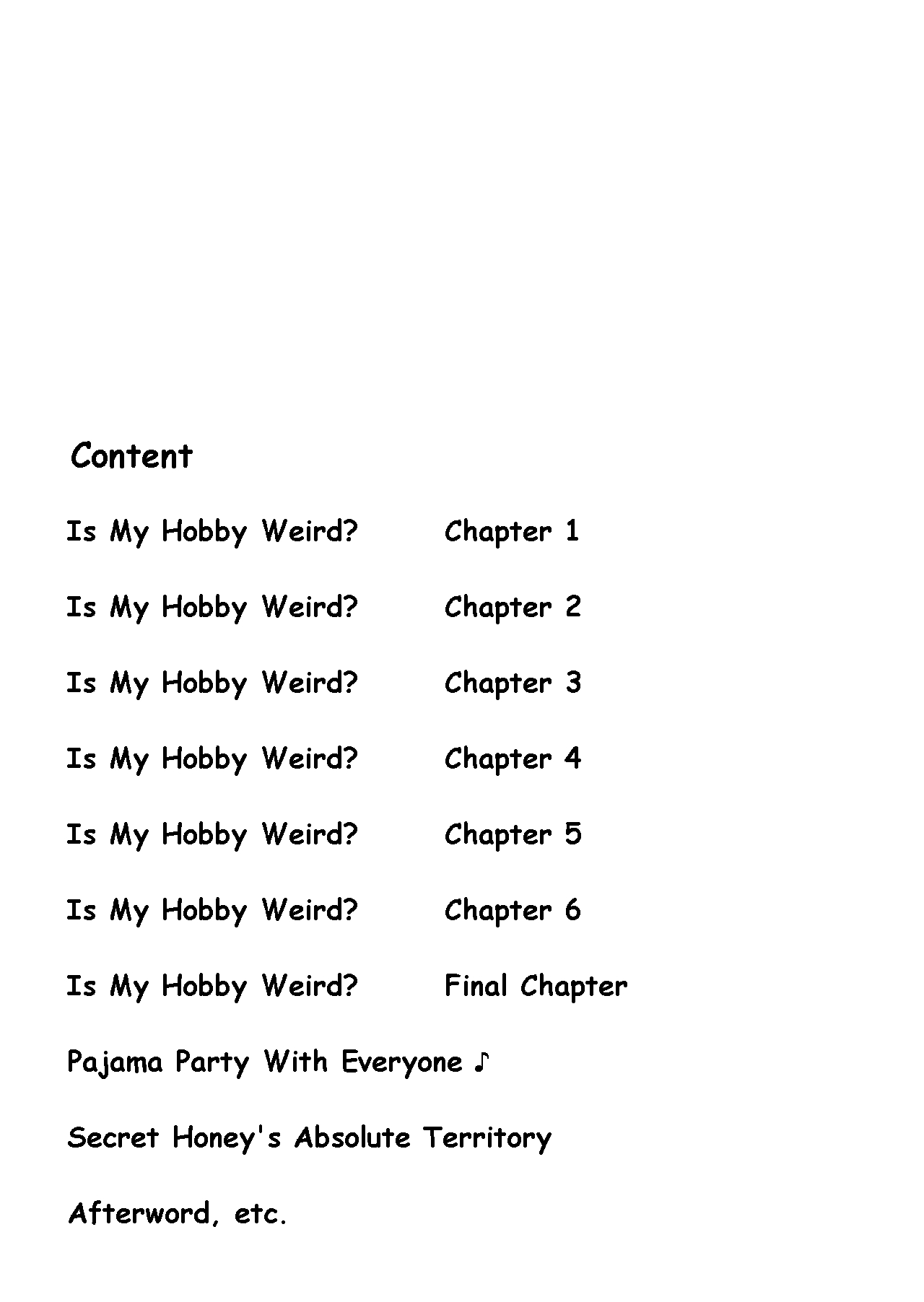 Watashi no Shumi tte Hen desu ka? | Is My Hobby Weird? page 2 full