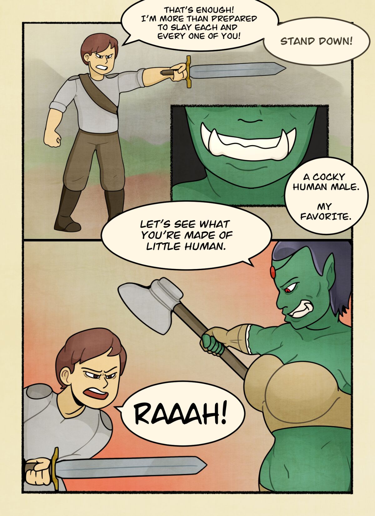 The Orc Slayer by DeadEndDraws page 7 full