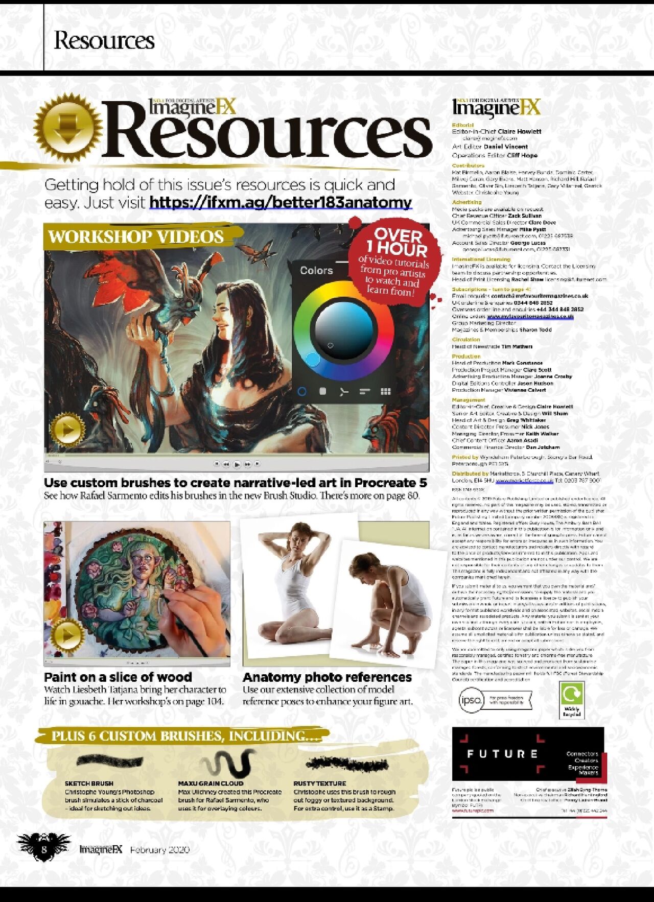 ImagineFX 2020-02 - Get Better At Anatomy page 7 full