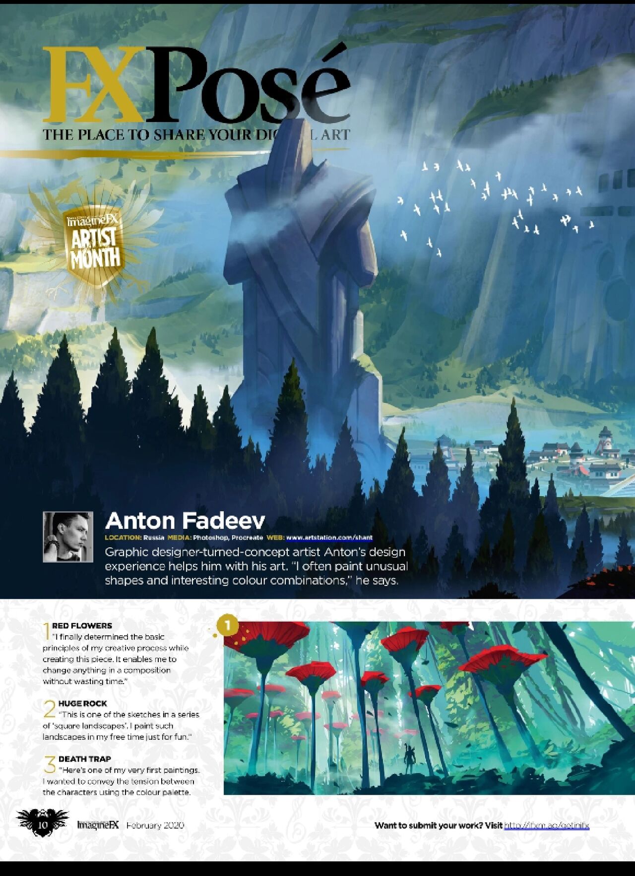 ImagineFX 2020-02 - Get Better At Anatomy page 8 full