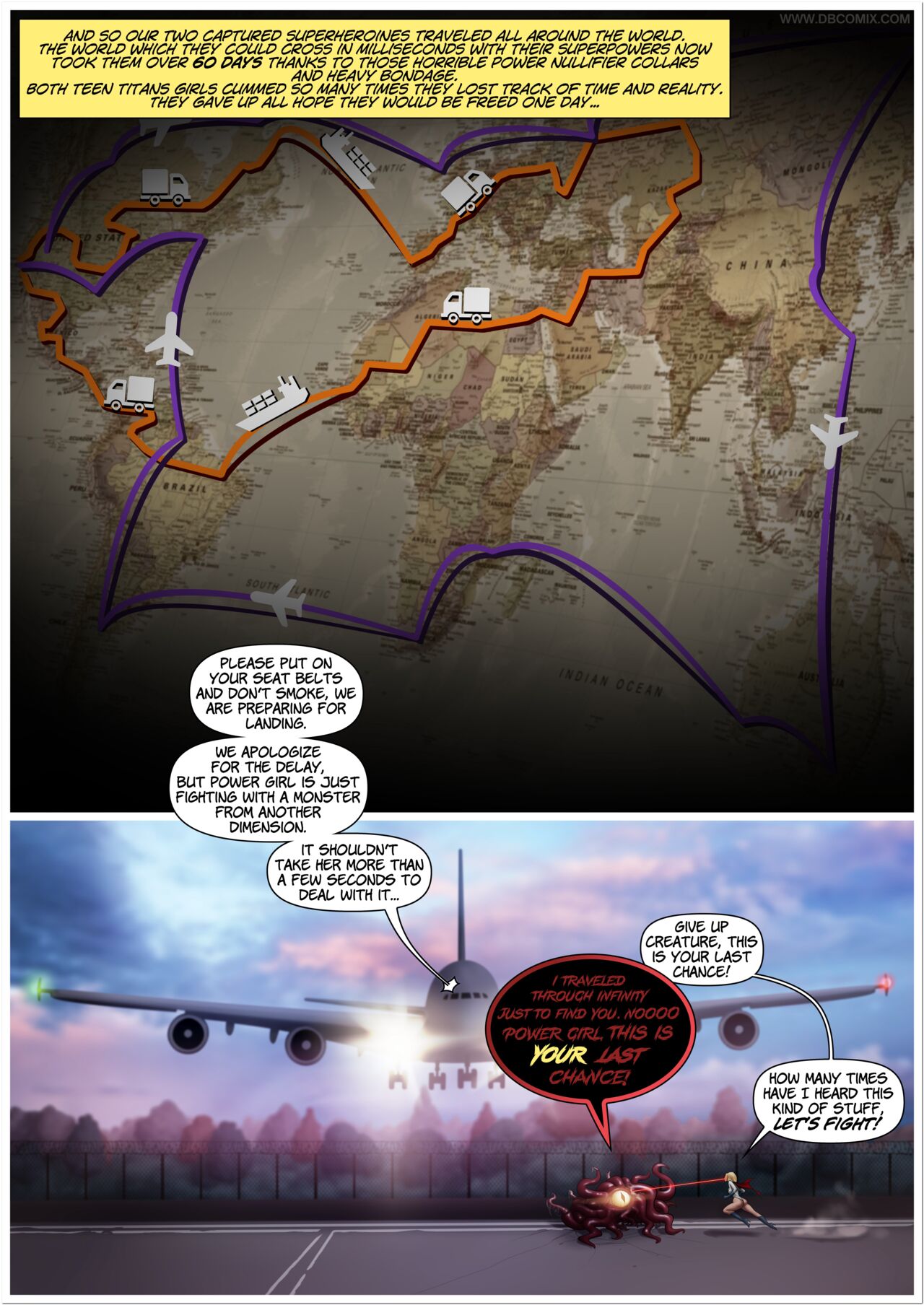 Teen Titans Blackfire page 5 full