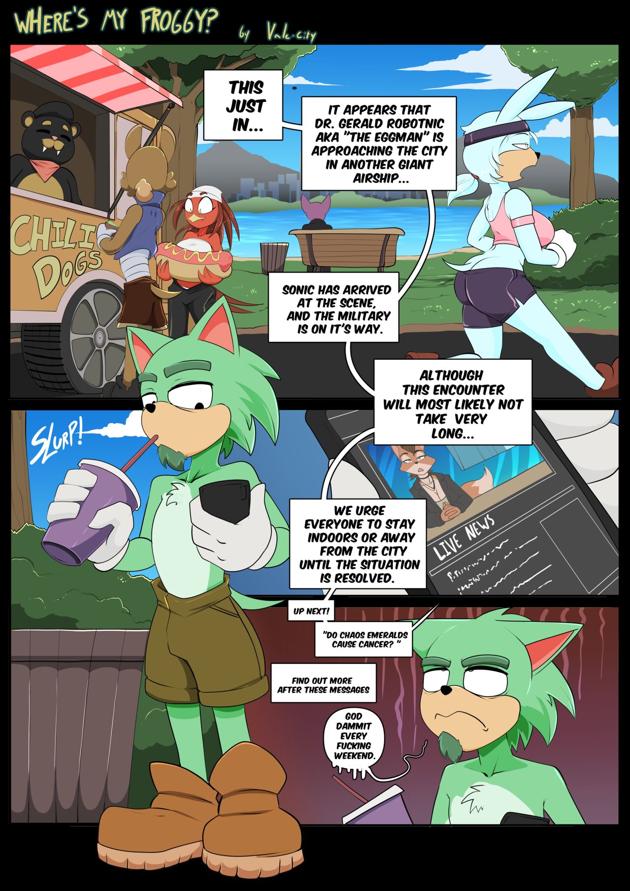Where's My Froggy page 1 full