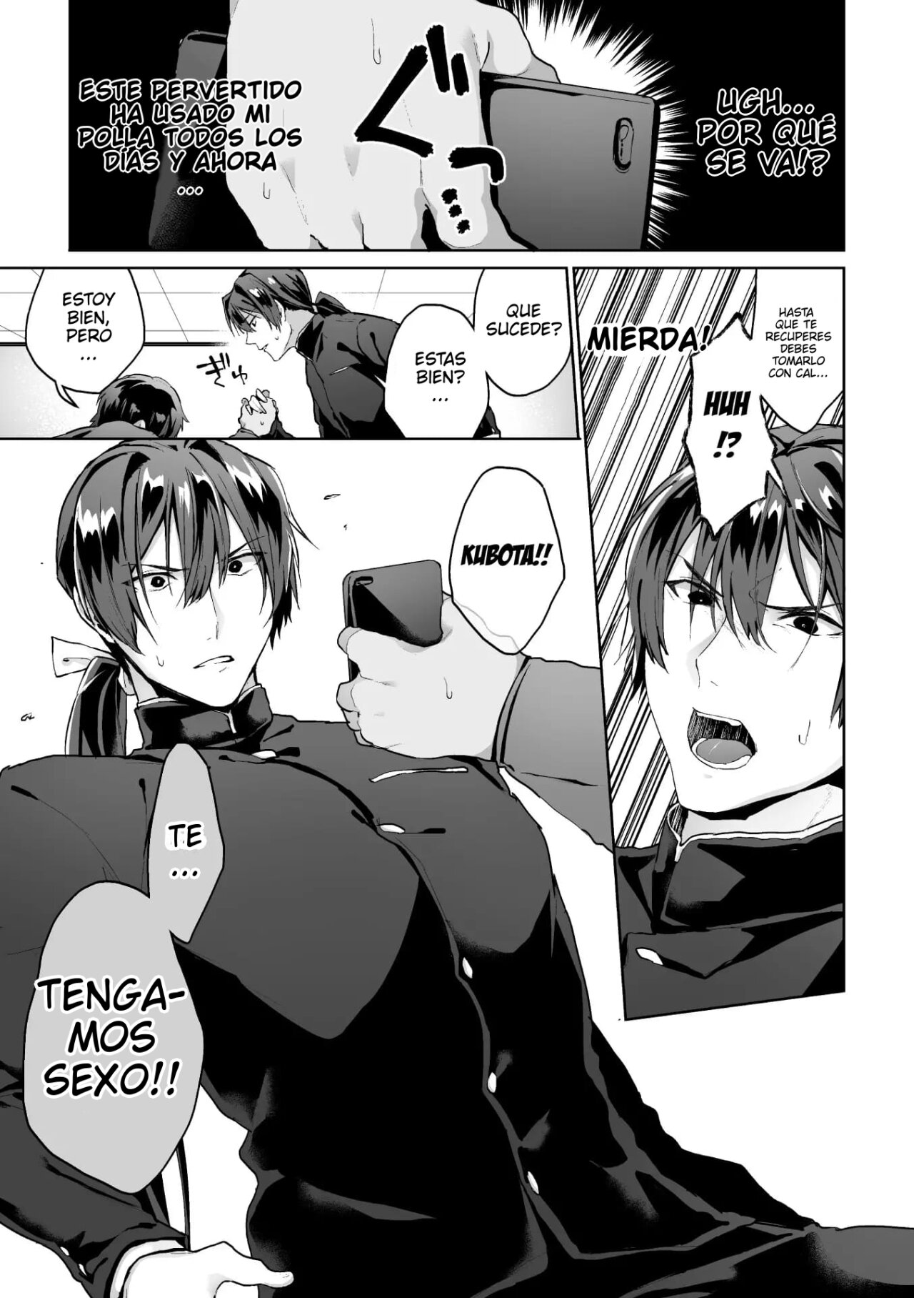 Zenkou Seito Akogare no Fuuki Iinchou ga Dosukebe Maso Datta no Daga!? Ch. 3 page 5 full