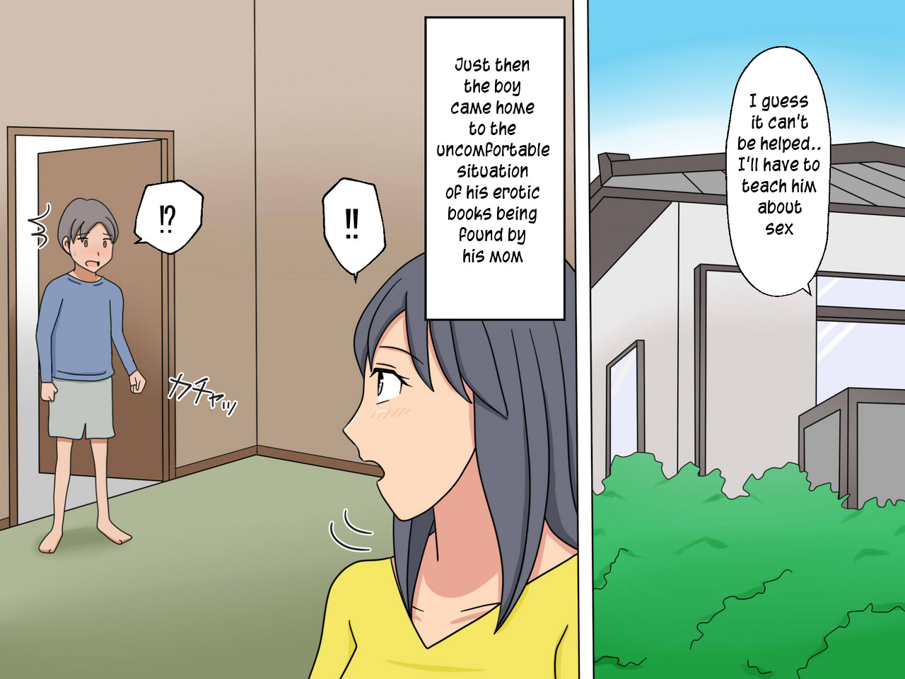 Benkyou yori mo Mama to no Sex ga Daiji | Sex with mommy is more important  than studying - Page 3 - IMHentai