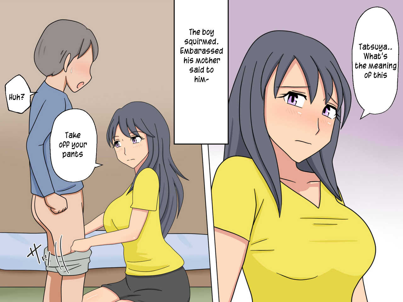 Benkyou yori mo Mama to no Sex ga Daiji | Sex with mommy is more important than studying page 4 full