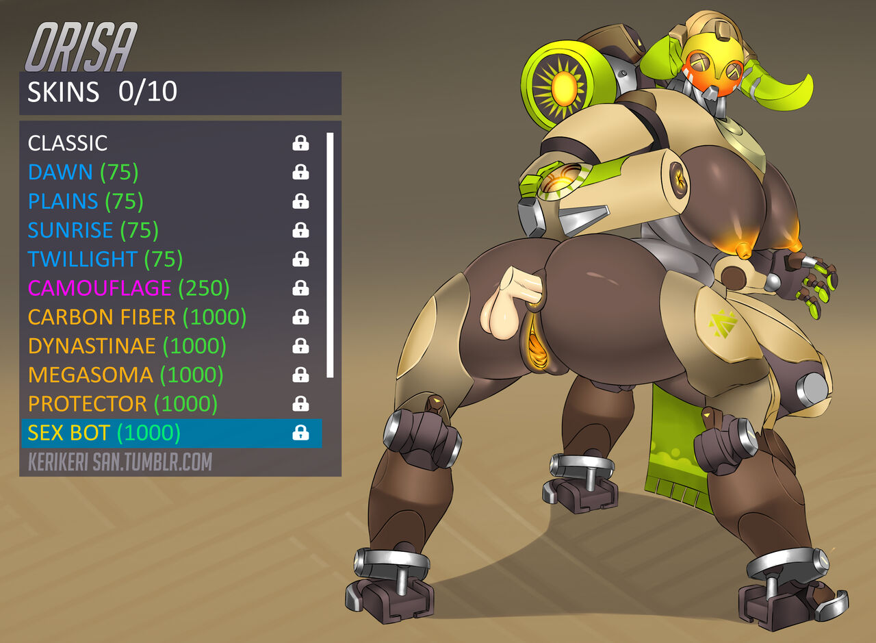 Orisa Sex Bot Skin page 4 full