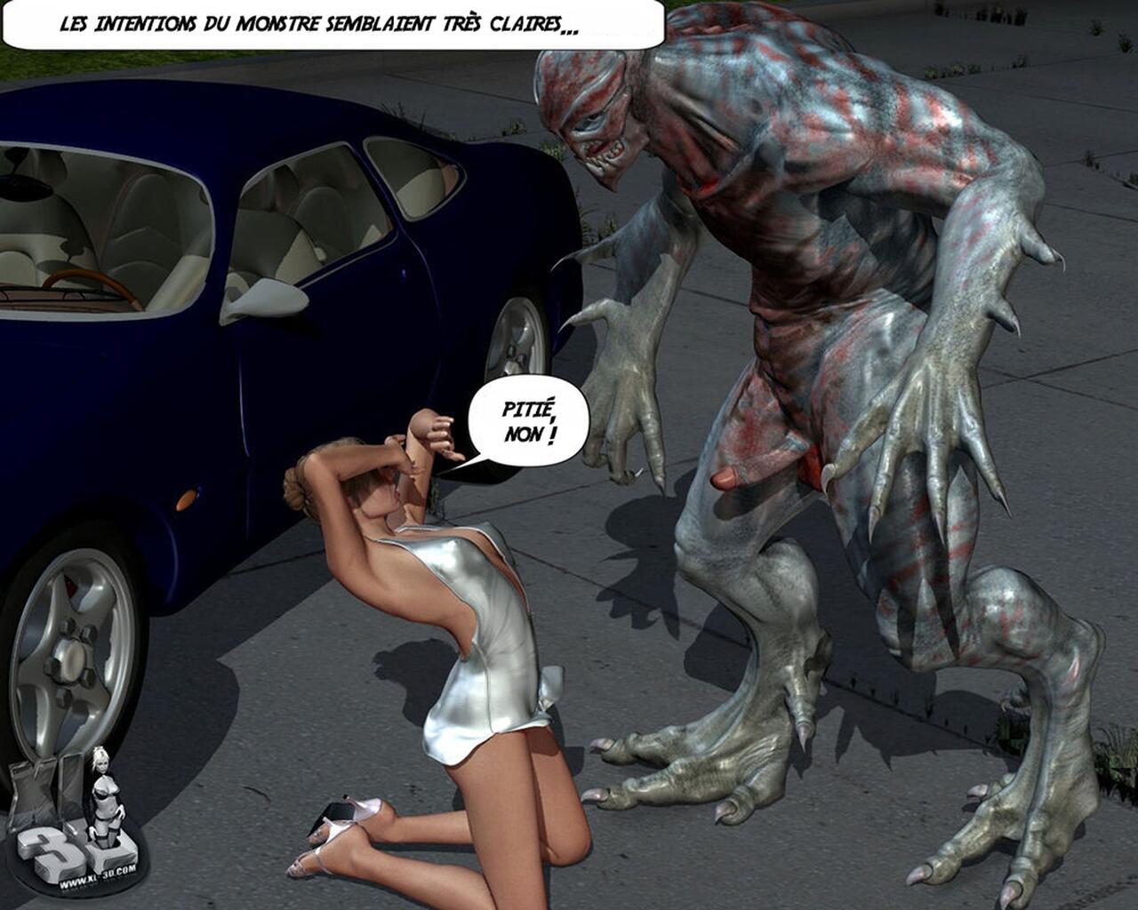 Ravaged by a huge monster - French page 5 full