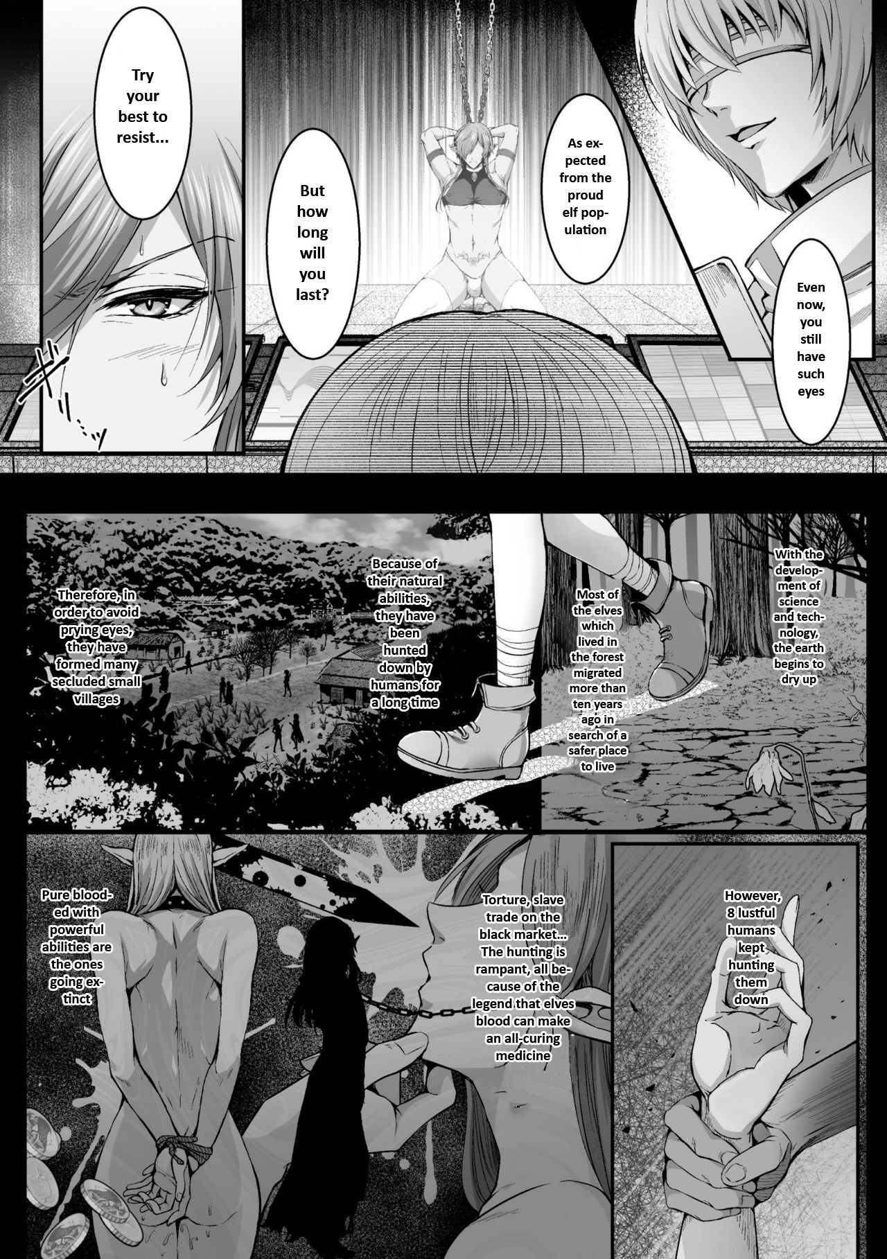 Elf Sakusei Jikken Maetsu ni Ochiru Kiyoki Tamashii | A pure elf falls into an experiment page 2 full