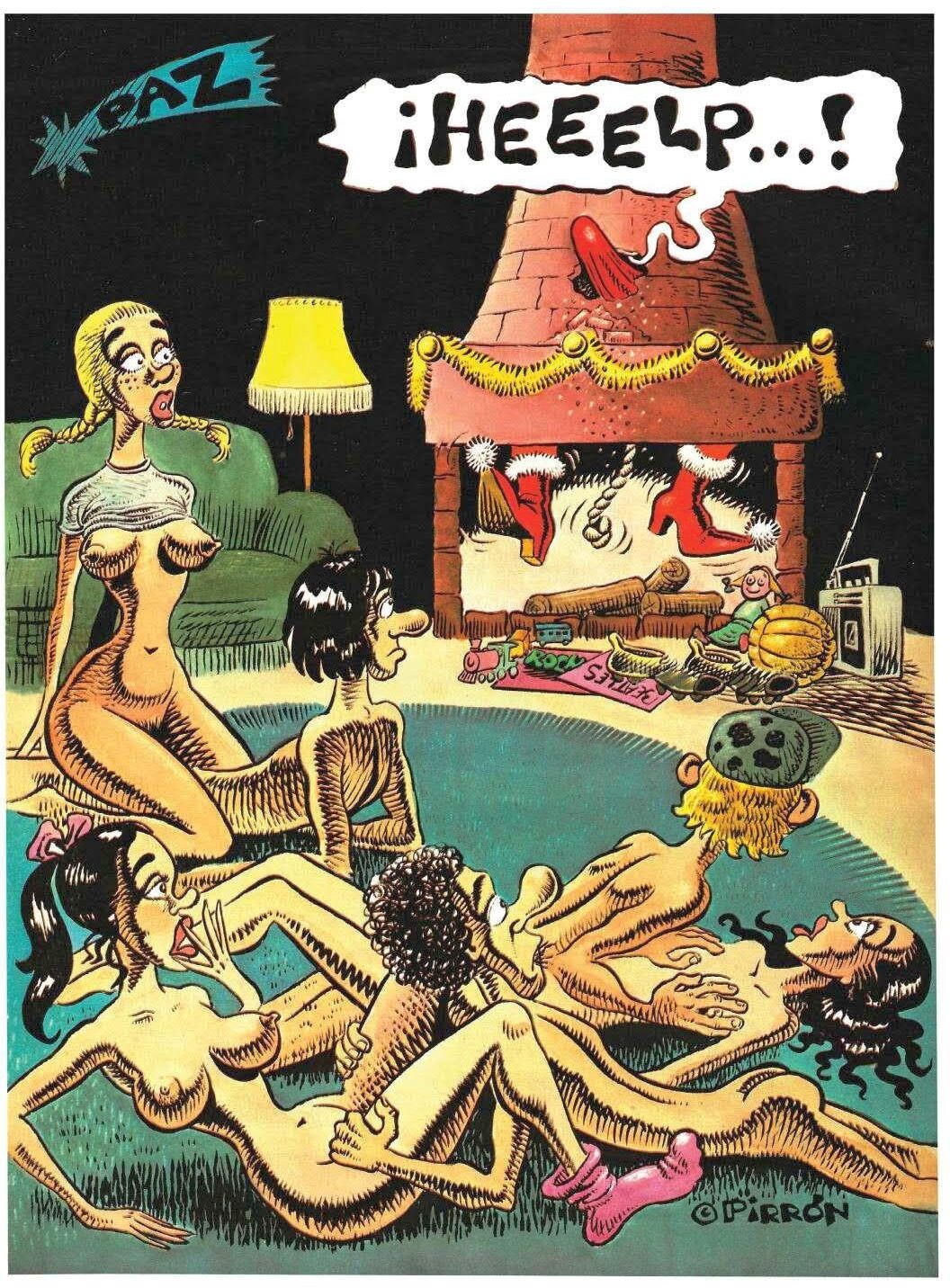 Pirrón en color en la revista Hara Kiri 1981-1994 page 1 full