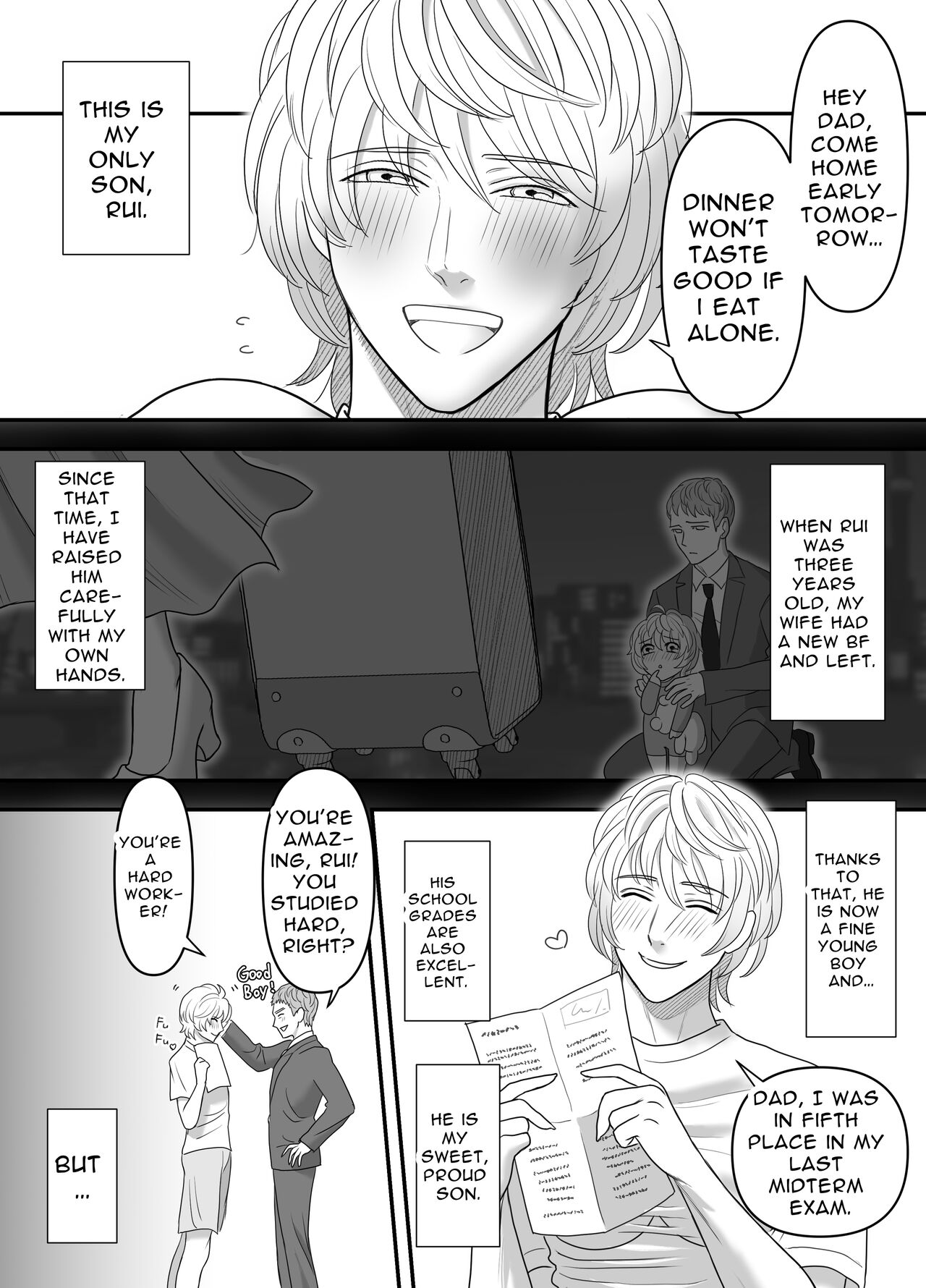 A story about crossing the line with a son who loves his dad - Page 3 -  IMHentai