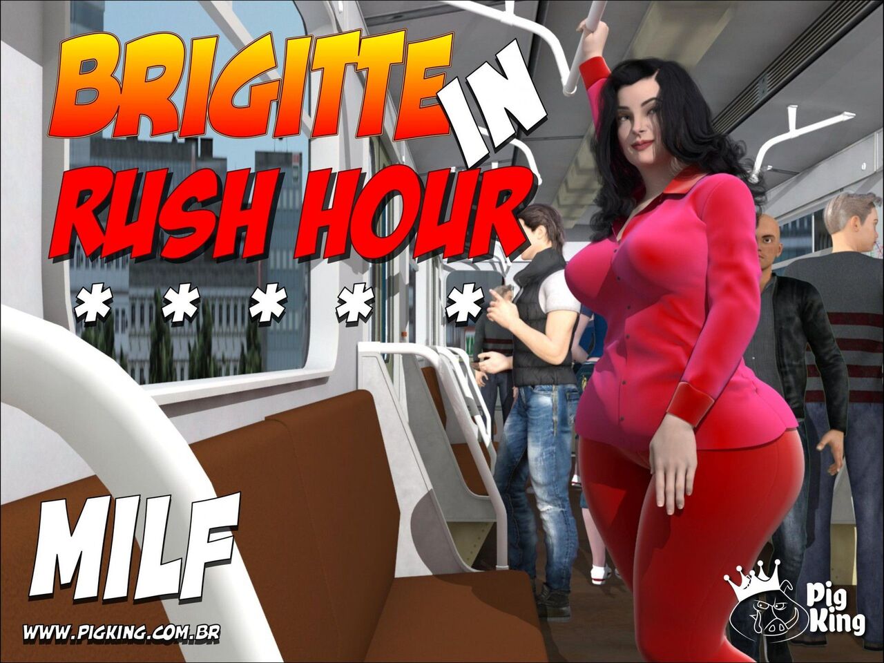 Brigitte, rush hour - Brigitte, heure de pointe - French page 1 full