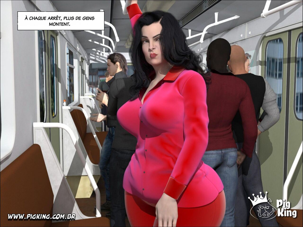 Brigitte, rush hour - Brigitte, heure de pointe - French page 3 full