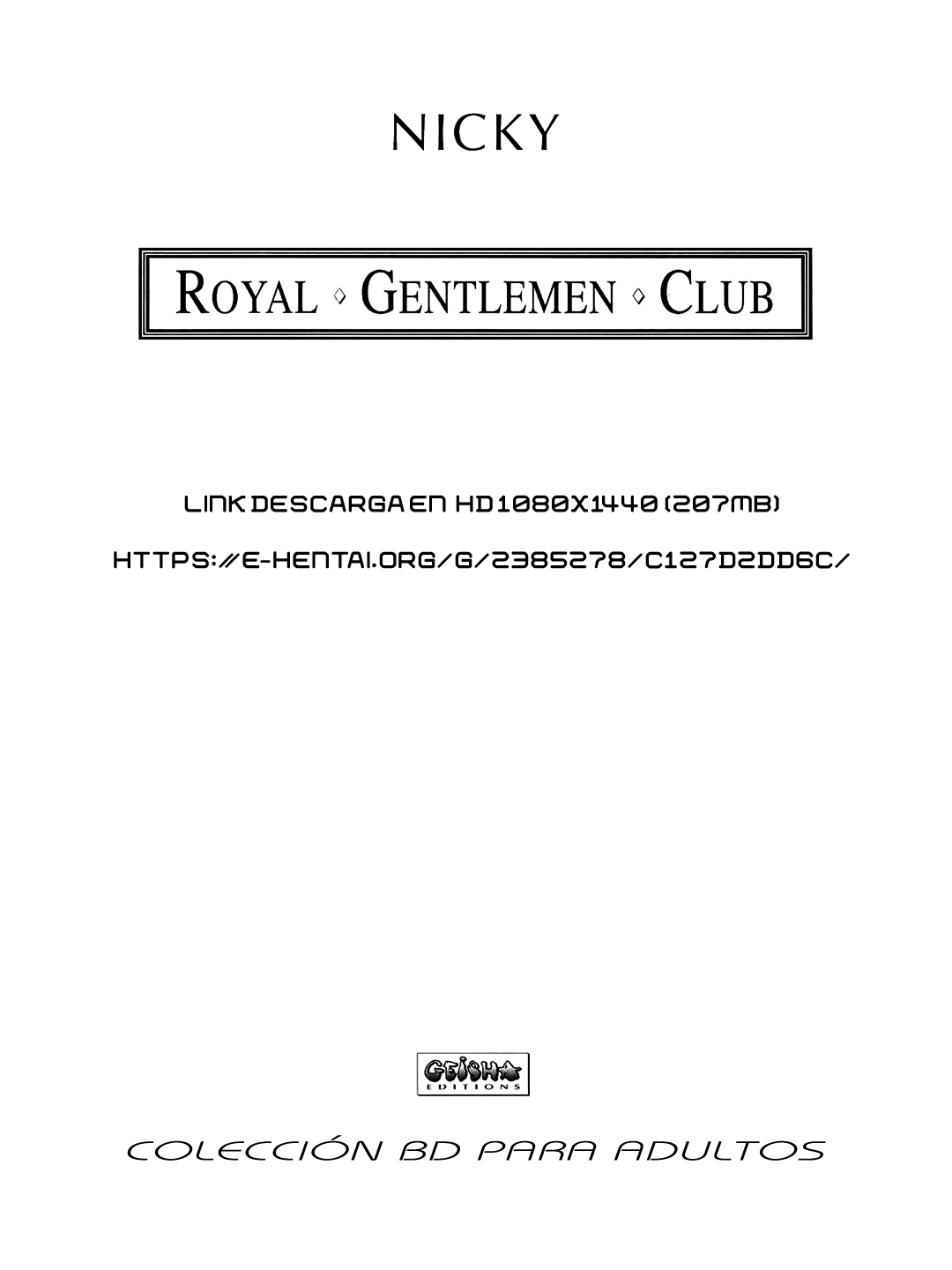 Royal Gentlemen Club - Seguido De Rocking Girls,+ EXTRAS CASTELLANO page 6 full