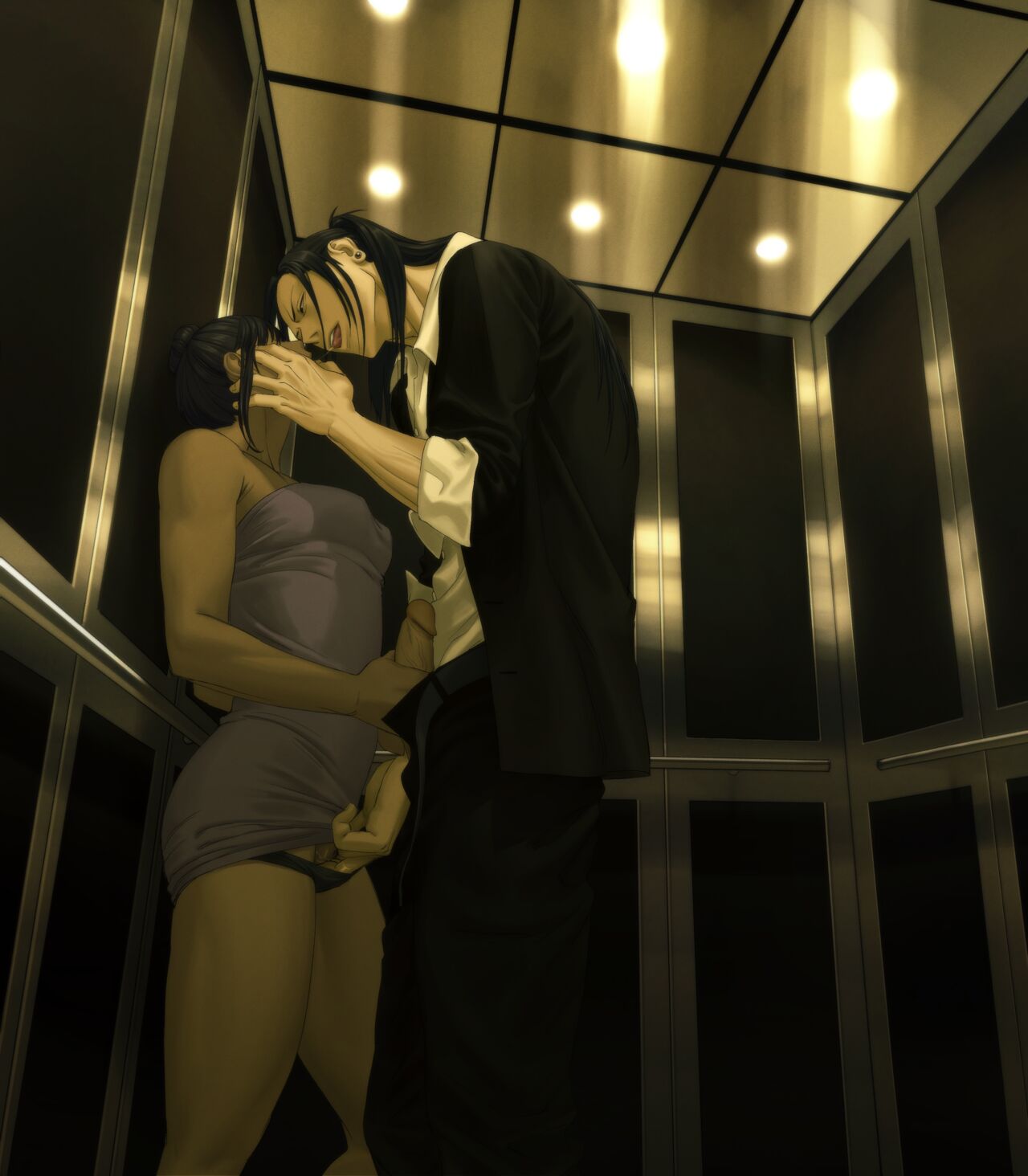 Caught in the elevator with Suguru page 10 full